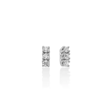 ORECCHINI TRILOGY DIAMANTI ORO BIANCO DONNA MILUNA ERD2413-024G7 Miluna