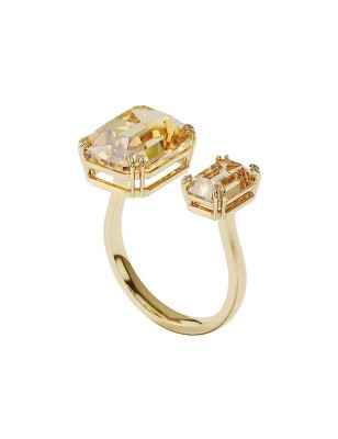 ANELLO MILLENNIA GIALLO DORATO M55 DONNA SWAROVSKI COLLECTION I 5600916 Swarovski