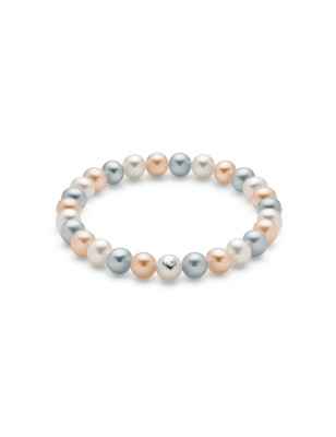 BRACCIALE PERLE E ARGENTO DONNA MILUNA LE PERLE PBR1671 MILUNA