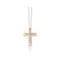 COLLANA CROCE ORO DIAMANTE DONNA MILUNA I DIAMANTI