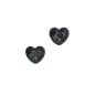 ORECCHINI SMALTO NERO CUORE BON TON DONNA MAMAN ET SOPHIE ORECCHINI SMALTO NERO CUORE BON TON DONNA MAMAN ET SOPHIE