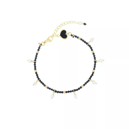 BRACCIALE SPINELLI E PERLE PENDENTI DONNA MAMAN ET SOPHIE  BRISF2SPPE MAMAN ET SOPHIE