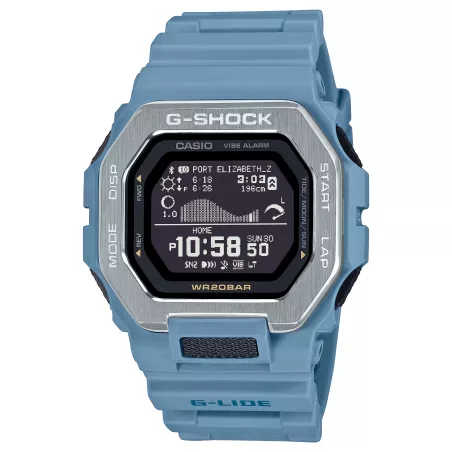 OROLOGIO PER SURFISTI G-LIDE BLUETOOTH UOMO CASIO G-SHOCK GBX-100-2AER Casio