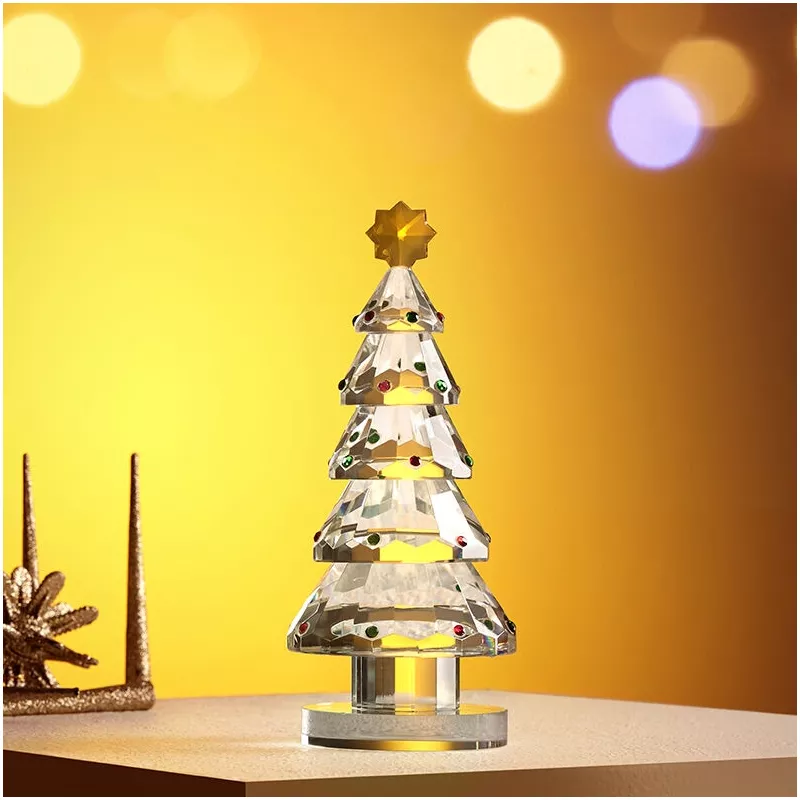 DECORAZIONE ALBERO DI NATALE IN CRISTALLO DONNA OTTAVIANI 