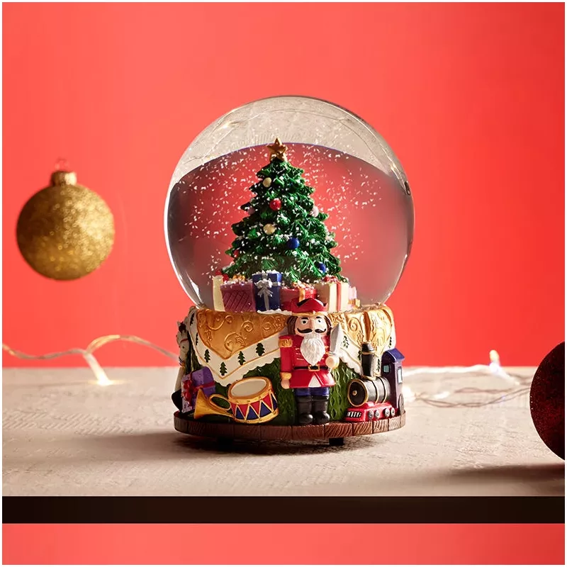 DECORAZIONE BOULE DE NEIGE ALBERO DI NATALE DONNA OTTAVIANI 