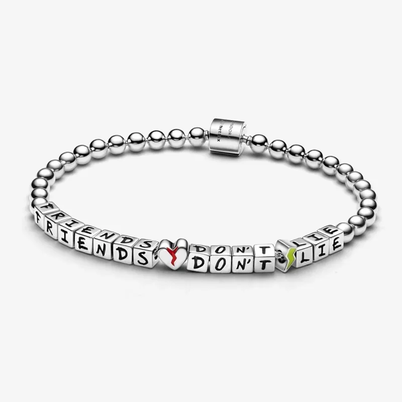 BRACCIALE DELL'AMICIZIA STRANGER THINGS 19CM DONNA PANDORA BRACCIALE DELL'AMICIZIA STRANGER THINGS 19CM DONNA PANDORA