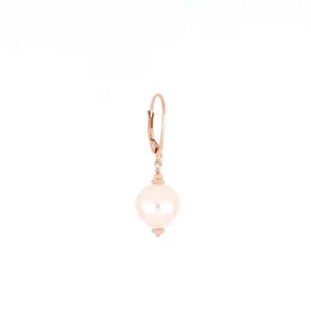 MONORECCHINO MONACHELLA CON PERLA BIANCA DONNA MAMAN ET SOPHIE  ORLAB1B MAMAN ET SOPHIE