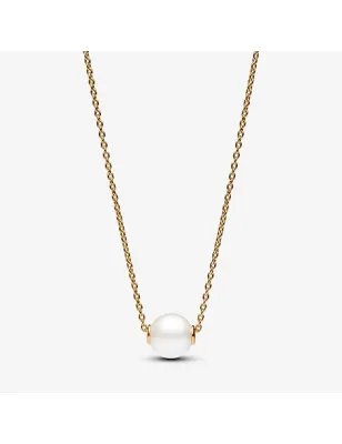 COLLANA DORATA CON PERLA D'ACQUA DOLCE DONNA PANDORA  363167C01-45 PANDORA