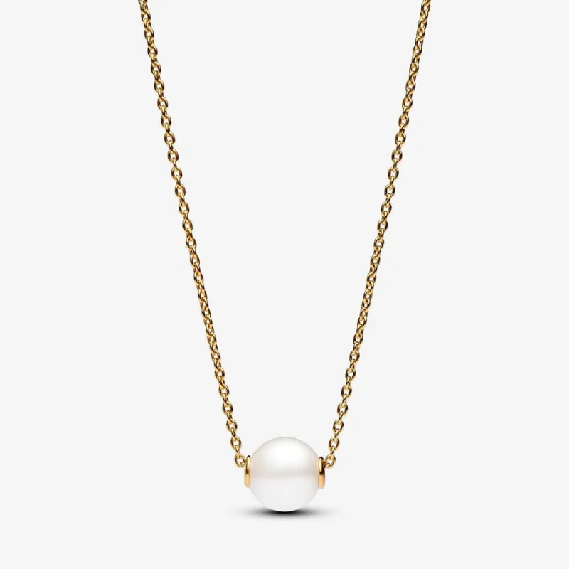 COLLANA DORATA CON PERLA D'ACQUA DOLCE DONNA PANDORA 