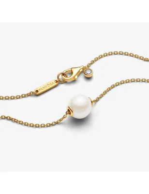 COLLANA DORATA CON PERLA D'ACQUA DOLCE DONNA PANDORA  363167C01-45 Pandora