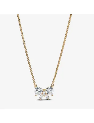 COLLANA FIOCCO LUMINOSO GRANDE DORATO DONNA PANDORA  363508C01-45 PANDORA