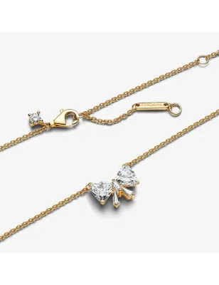 COLLANA FIOCCO LUMINOSO GRANDE DORATO DONNA PANDORA  363508C01-45 Pandora