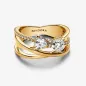 ANELLO FASCIA INTRECCIATA SOTTILE CON FIOCCO LUMINOSO M52 PANDORA ANELLO FASCIA INTRECCIATA SOTTILE CON FIOCCO LUMINOSO M52 PANDORA