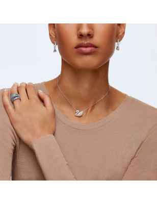 ORECCHINI CERCHIO DONNA SWAROVSKI TWIST 5563908 SWAROVSKI