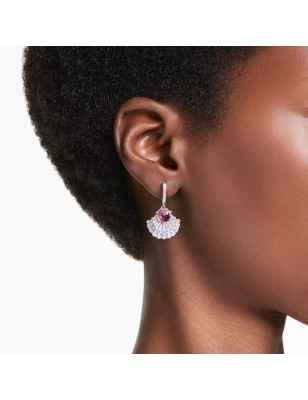 ORECCHINI IDYLLIA PENDENTI CONCHIGLIA ROSA SWAROVSKI 5680295 SWAROVSKI