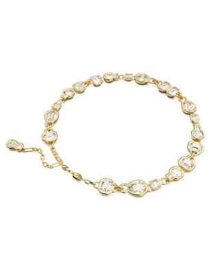 COLLANA BIANCA PLACCATA COLOR ORO DONNA SWAROVSKI  5665497 SWAROVSKI