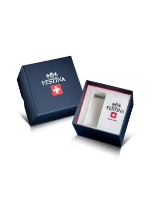 OROLOGIO SWISS MADE RIVÉ ARGENTATO UOMO FESTINA  F20051/1 Festina