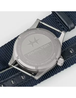 OROLOGIO AL QUARZO NATO BLU 33MM UOMO-DONNA HAMILTON KHAKI H69301940 Hamilton