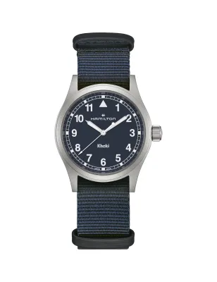 OROLOGIO AL QUARZO CINTURINO NATO BLU UOMO HAMILTON KHAKI H69401940 Hamilton