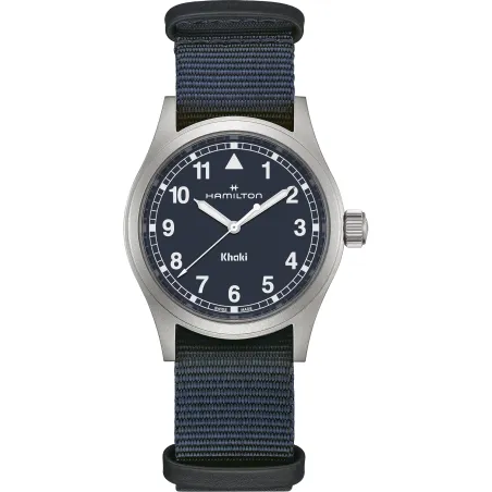 OROLOGIO AL QUARZO CINTURINO NATO BLU UOMO HAMILTON KHAKI H69401940 Hamilton