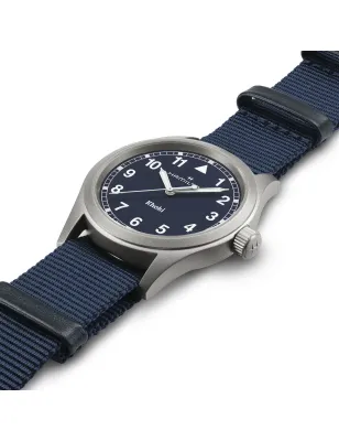 OROLOGIO AL QUARZO CINTURINO NATO BLU UOMO HAMILTON KHAKI H69401940 Hamilton