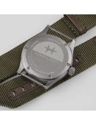 OROLOGIO AL QUARZO NATO VERDE MILITARE 38MM UOMO HAMILTON KHAKI - category_name - XDMG De Marchi Gianotti