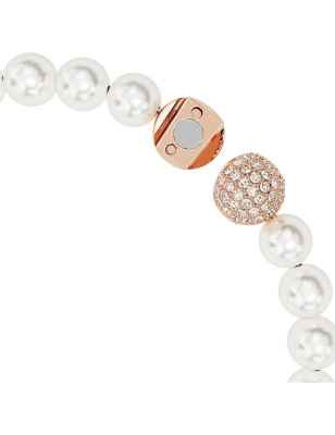 BRACCIALE BIANCO CON PIUMA NICE DONNA SWAROVSKI 5663482 SWAROVSKI