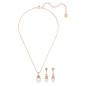 SET ORIGINALLY BIANCO PLACCATO ORO ROSA SWAROVSKI SET ORIGINALLY BIANCO PLACCATO ORO ROSA SWAROVSKI