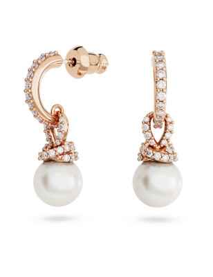 SET ORIGINALLY BIANCO PLACCATO ORO ROSA SWAROVSKI 5672835 SWAROVSKI