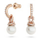 SET ORIGINALLY BIANCO PLACCATO ORO ROSA SWAROVSKI SET ORIGINALLY BIANCO PLACCATO ORO ROSA SWAROVSKI