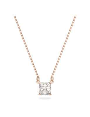 COLLANA ATTRACT TAGLIO SQUADRATO BIANCO DONNA SWAROVSKI 