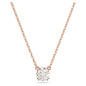 COLLANA PENDENTE PLACCATO ORO ROSA DONNA SWAROVSKI STILLA