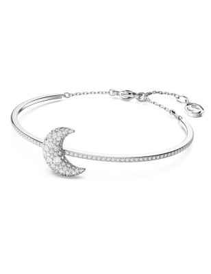 BRACCIALE RIGIDO LUNA BIANCO DONNA SWAROVSKI  5666175 SWAROVSKI