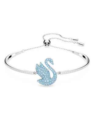 BRACCIALE RIGIDO CIGNO BLU DONNA SWAROVSKI  5660595 Swarovski