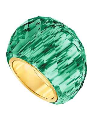ANELLO NIRVANA VERDE FINITURA TONO DORATO DONNA SWAROVSKI  5474365 SWAROVSKI