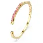 BRACCIALE RIGIDO MATRIX TAGLIO BAGUETTE ROSA M DONNA SWAROVSKI 