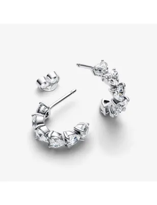 ORECCHINI A CERCHIO APERTI CON CUORI DONNA PANDORA  293657C01 Pandora