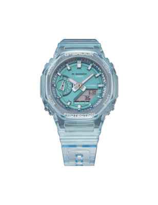 OROLOGIO TRASLUCIDO AZZURRO UOMO CASIO G-SHOCK GMA-S2100SK-2AER Casio