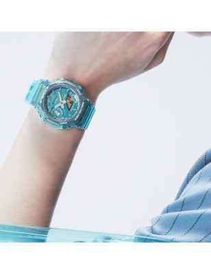 OROLOGIO TRASLUCIDO AZZURRO UOMO CASIO G-SHOCK GMA-S2100SK-2AER Casio