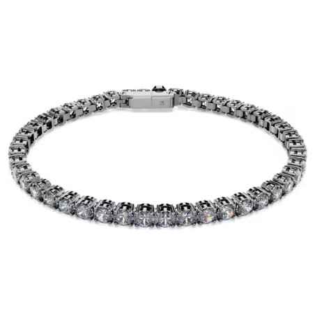BRACCIALE MATRIX TENNIS PLACCATO RUTENIO XL UOMO SWAROVSKI  5706561 Swarovski