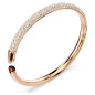 BRACCIALE RIGIDO METEORA PAVE' PLACCATO ORO ROSA SWAROVSKI BRACCIALE RIGIDO METEORA PAVE' PLACCATO ORO ROSA SWAROVSKI