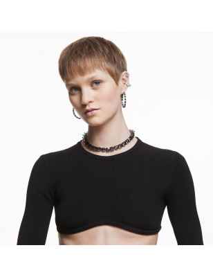 COLLANA ORTYX GRIGIO RUTENIO SWAROVSKI 5613682 Swarovski