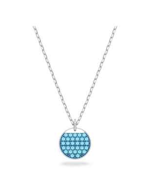 COLLANA PENDENTE BLU DONNA SWAROVSKI GINGER 5642957 Swarovski