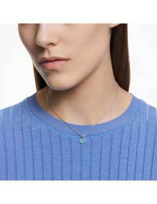 COLLANA PENDENTE BLU DONNA SWAROVSKI GINGER 5642957 Swarovski