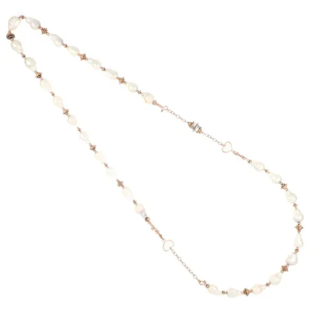 COLLANA BRACCIALE DOPPIA PERLA SCARAMAZZA DONNA MAMAN ET SOPHIE 