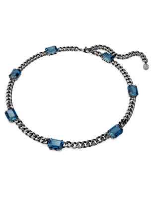 COLLANA TAGLIO OTTAGONALE BLU UOMO SWAROVSKI 5671243 Swarovski