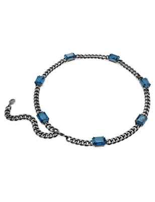 COLLANA TAGLIO OTTAGONALE BLU UOMO SWAROVSKI  5671243 Swarovski