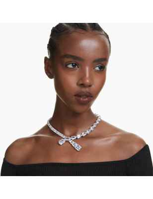 COLLANA TAGLIO MISTO RODIO MATRIX DONNA SWAROVSKI  5692521 Swarovski