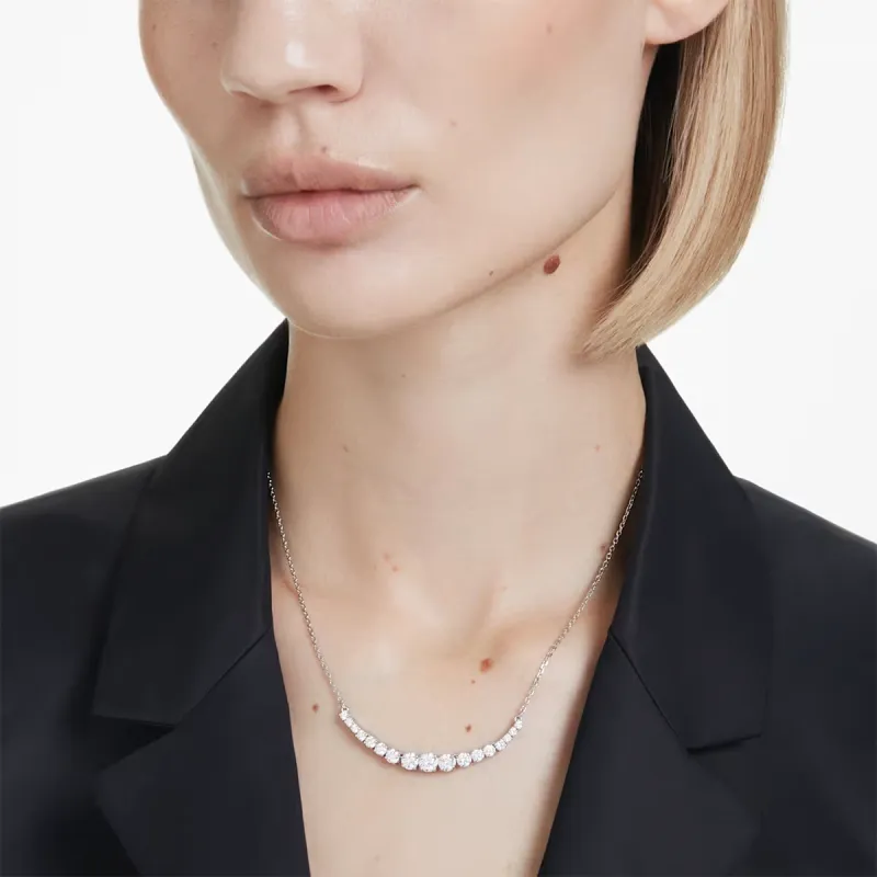 COLLANA MATRIX SFUMATURA DI TAGLI ROUND RODIO DONNA SWAROVSKI COLLANA MATRIX SFUMATURA DI TAGLI ROUND RODIO DONNA SWAROVSKI