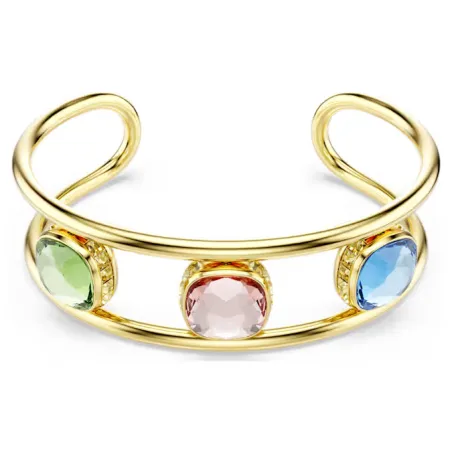 BRACCIALE RIGIDO CHROMA VERDE MIS.M DONNA SWAROVSKI 